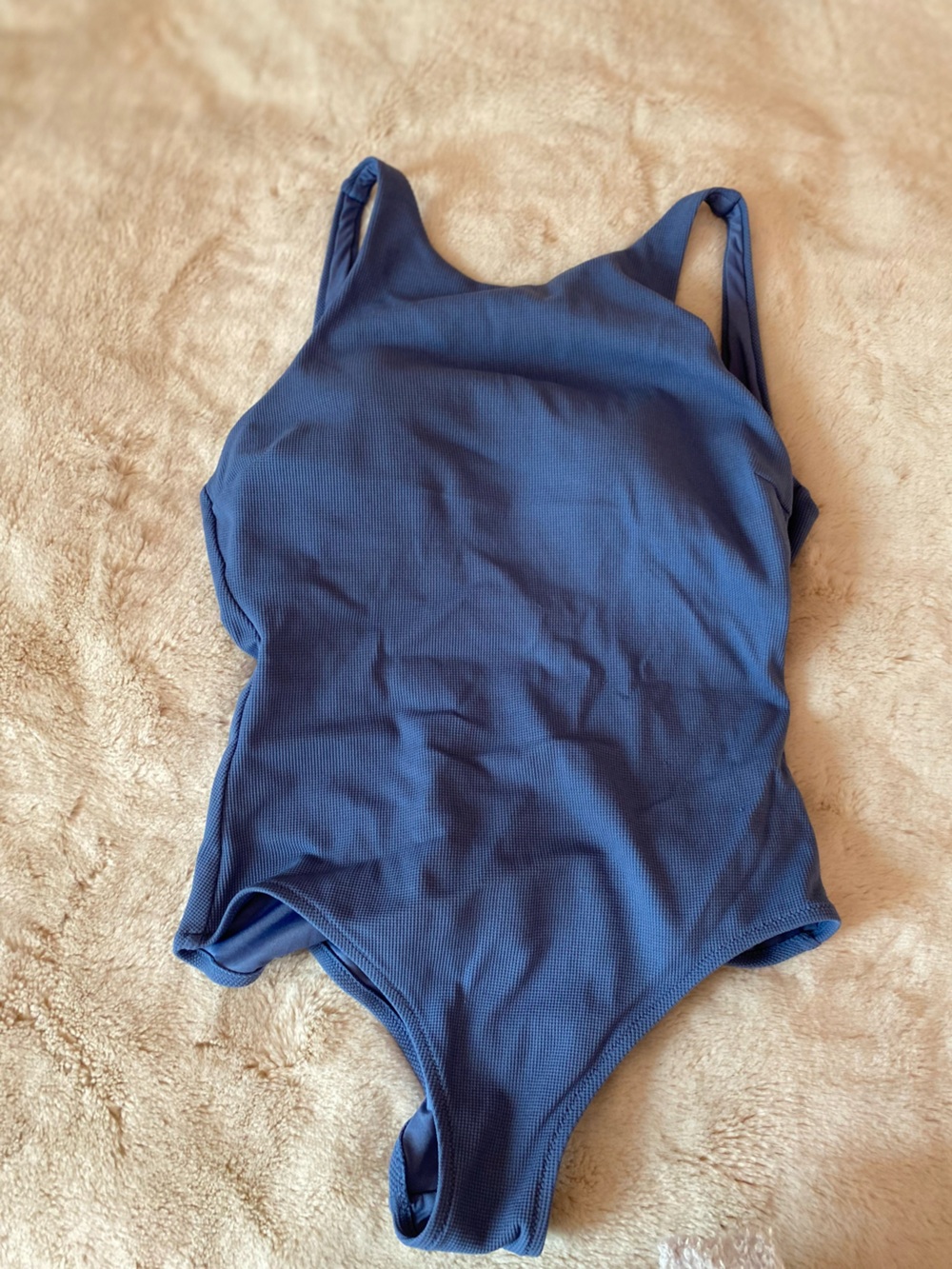 Oysho one-piece blue swimsuit